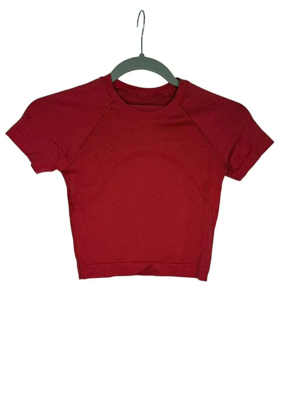 Lululemon Swiftly Tech Cropped Short Sleeve Shirt 2.0 Size 2